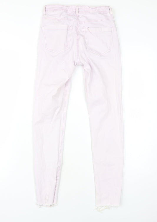 Denim Co Women's Pink Skinny Jeans Size 6 Regular