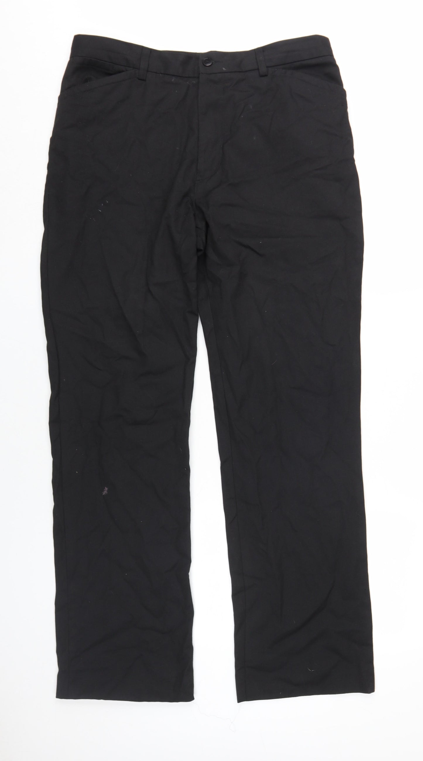 Tom Wolfe Men's Black Chino Trousers - Size L
