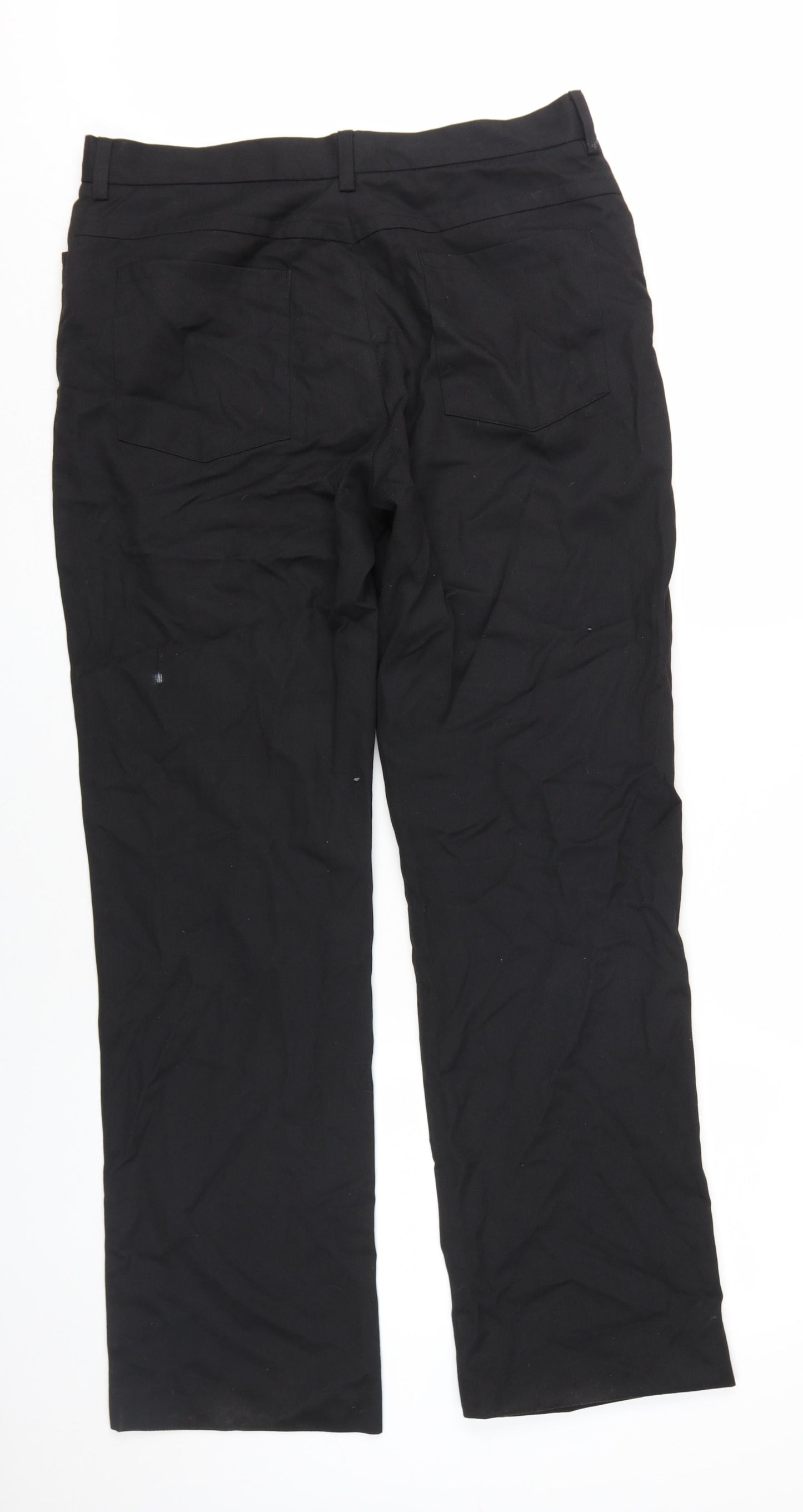 Tom Wolfe Men's Black Chino Trousers - Size L