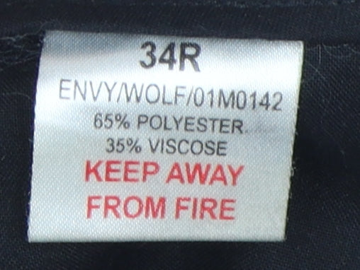 Tom Wolfe Men's Black Chino Trousers - Size L