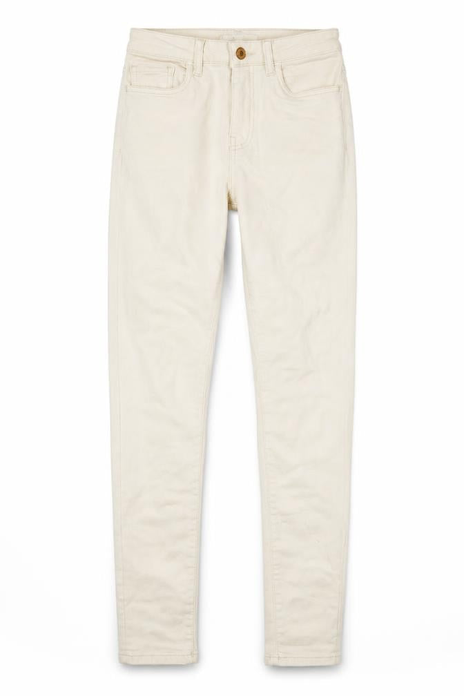 Womens UK Size 6 FOREVER 21  Skinny Beige Jeans