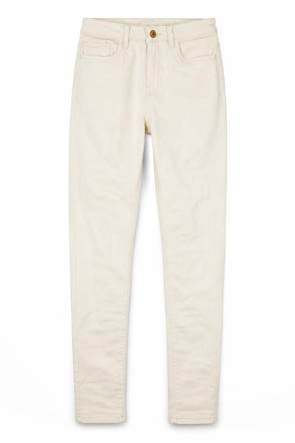 Womens UK Size 6 FOREVER 21  Skinny Beige Jeans