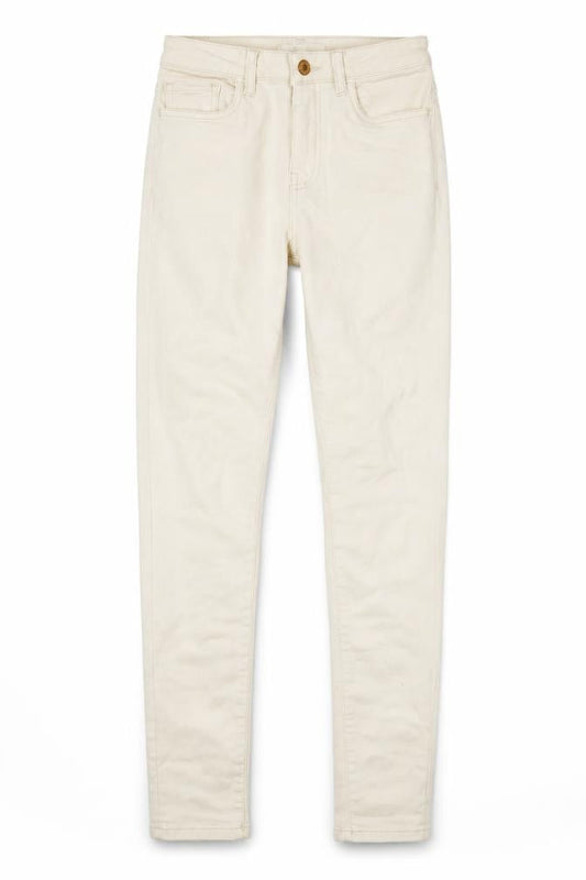 Womens UK Size 6 FOREVER 21  Skinny Beige Jeans