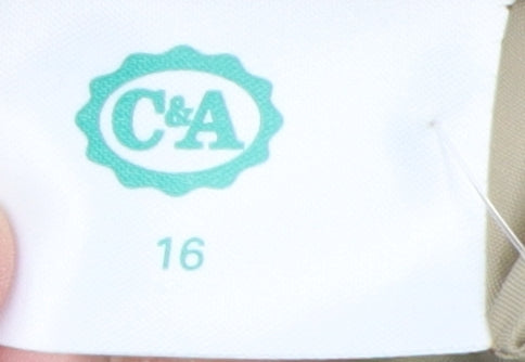 C&A Women's Multicoloured Blazer Size 16 Plaid Casual