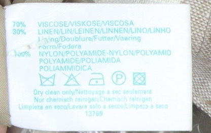 C&A Women's Multicoloured Blazer Size 16 Plaid Casual