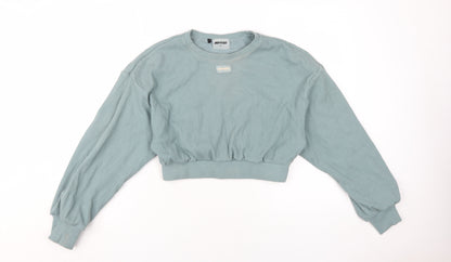 BO+TEE Womens Blue Pullover Sweatshirt L