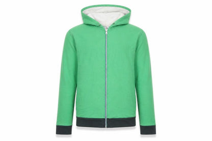 Mens UK Size S Topman Green Full Zip Hoodie