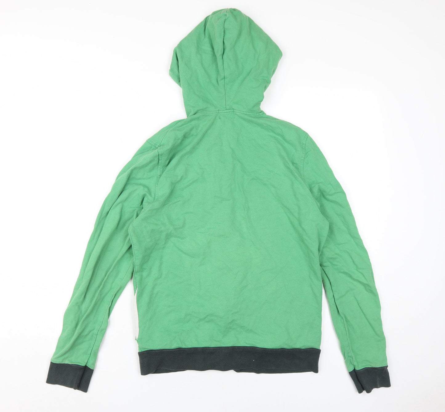 Topman Men's Green Full Zip Hoodie S