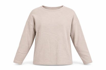 Womens UK Size S Pull & Bear Beige Pullover Sweatshirt
