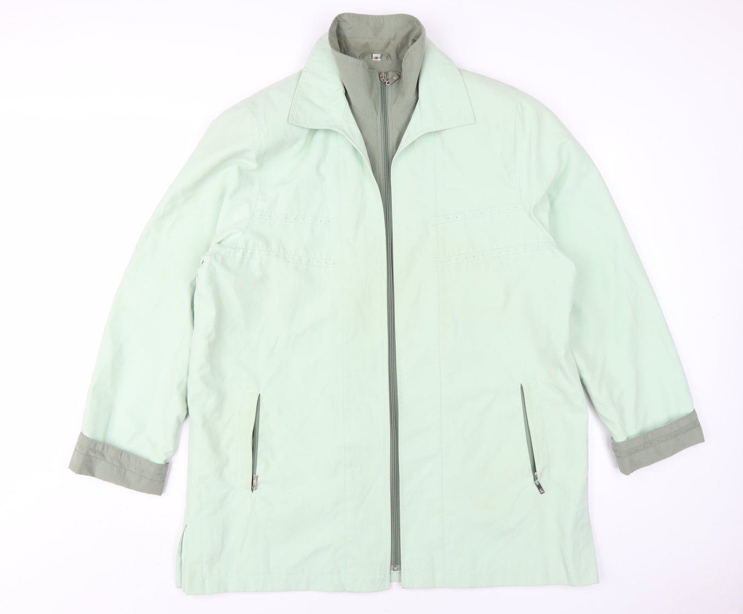 Womens UK Size 18 Klass Collection Green Basic Jacket