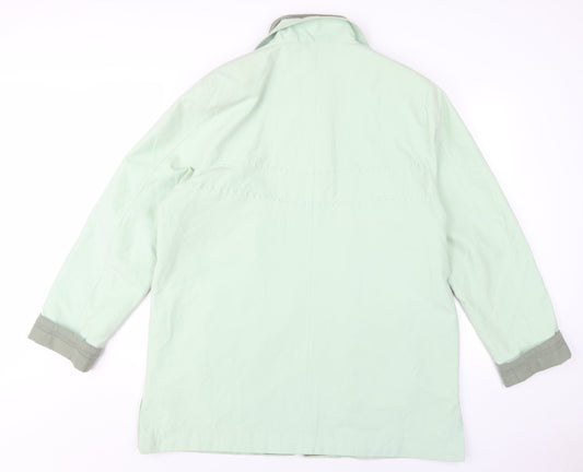 Klass Collection Women's Green Basic Jacket Size 18