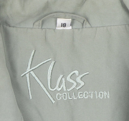 Womens UK Size 18 Klass Collection Green Basic Jacket