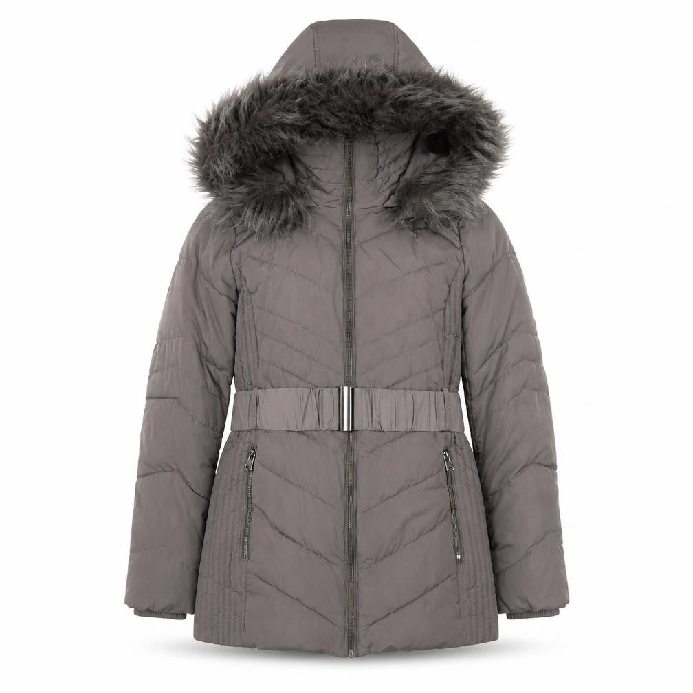 Womens UK Size S Wallis Grey Puffer Jacket