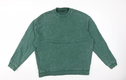 Mens UK Size M ASOS Green Pullover Sweatshirt
