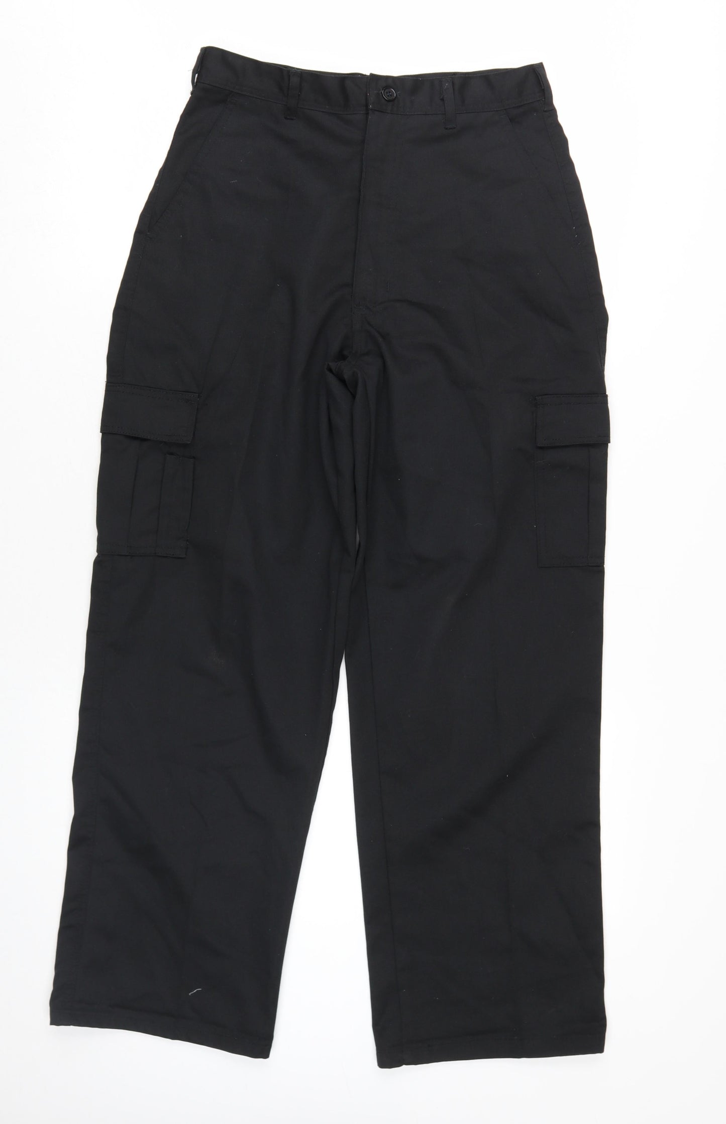 Absolute Apparel Men's Black Cargo Trousers 30 S