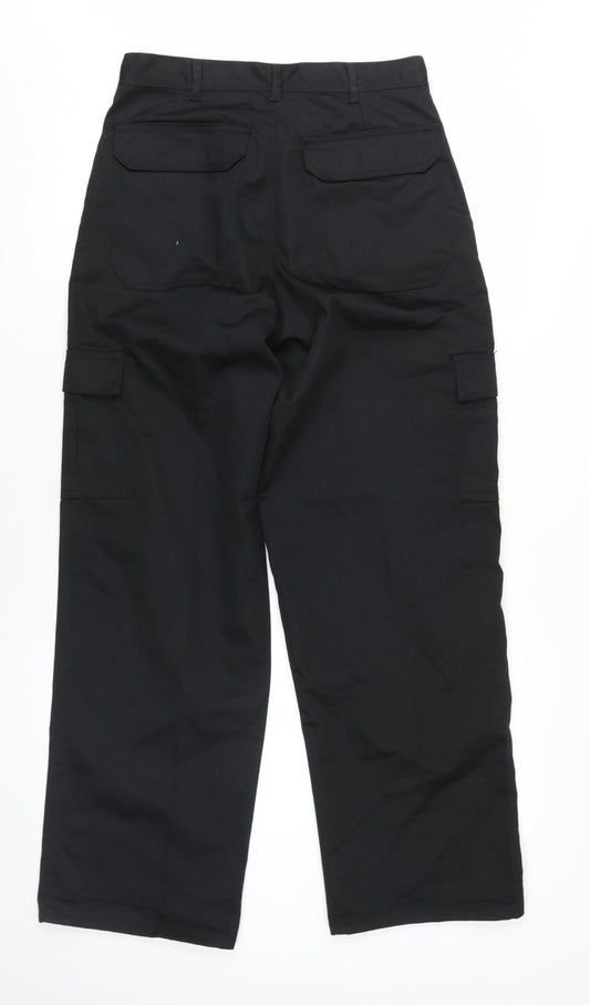 Absolute Apparel Men's Black Cargo Trousers 30 S