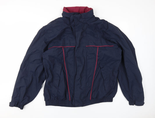 Mens UK Size M Marks and Spencer Blue Windbreaker Coat
