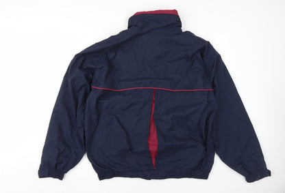 Mens UK Size M Marks and Spencer Blue Windbreaker Coat