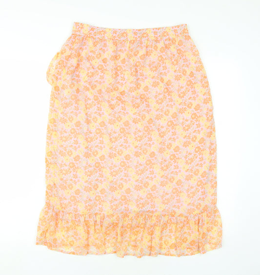 JdY Women's Multicoloured Floral Skirt M