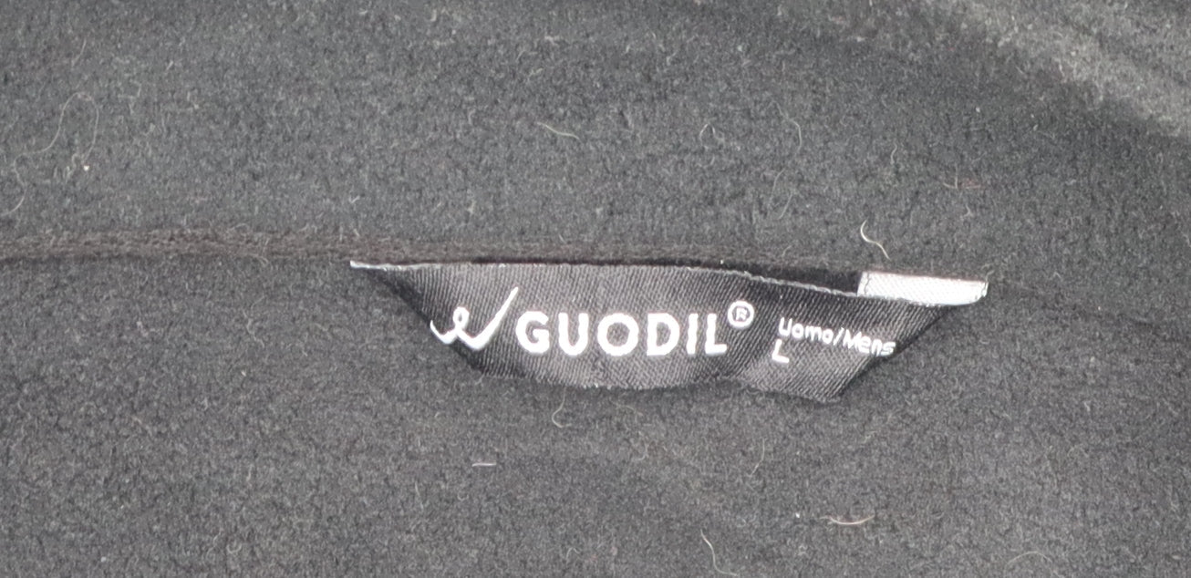 Mens UK Size L Guodil Black Fleece