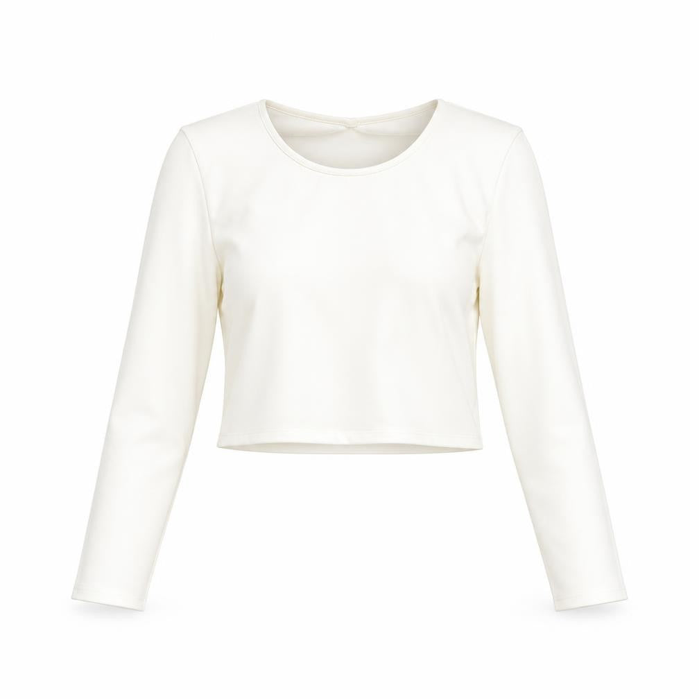 Womens UK Size S Zara White Cropped Blouse