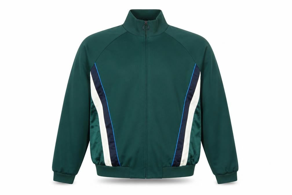 Mens UK Size L Topman Green Bomber Jacket