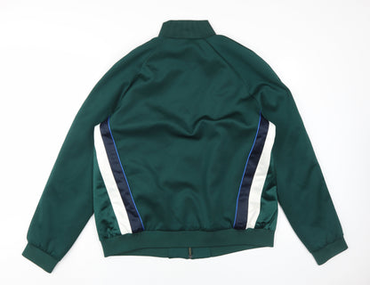 Mens UK Size L Topman Green Bomber Jacket