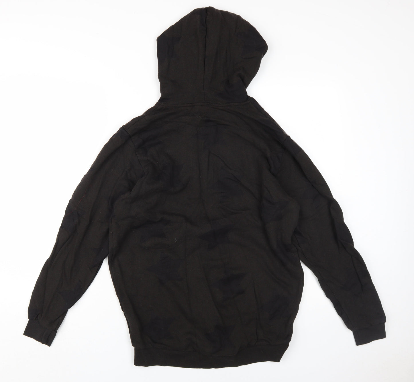 H&M Women's Black Full Zip Hoodie, Size Small, Cotton