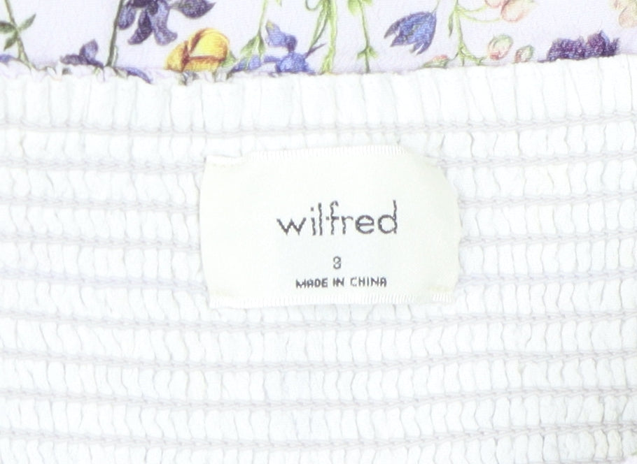 Wilfred Women's Floral Slip Dress, Multicoloured, Size 8