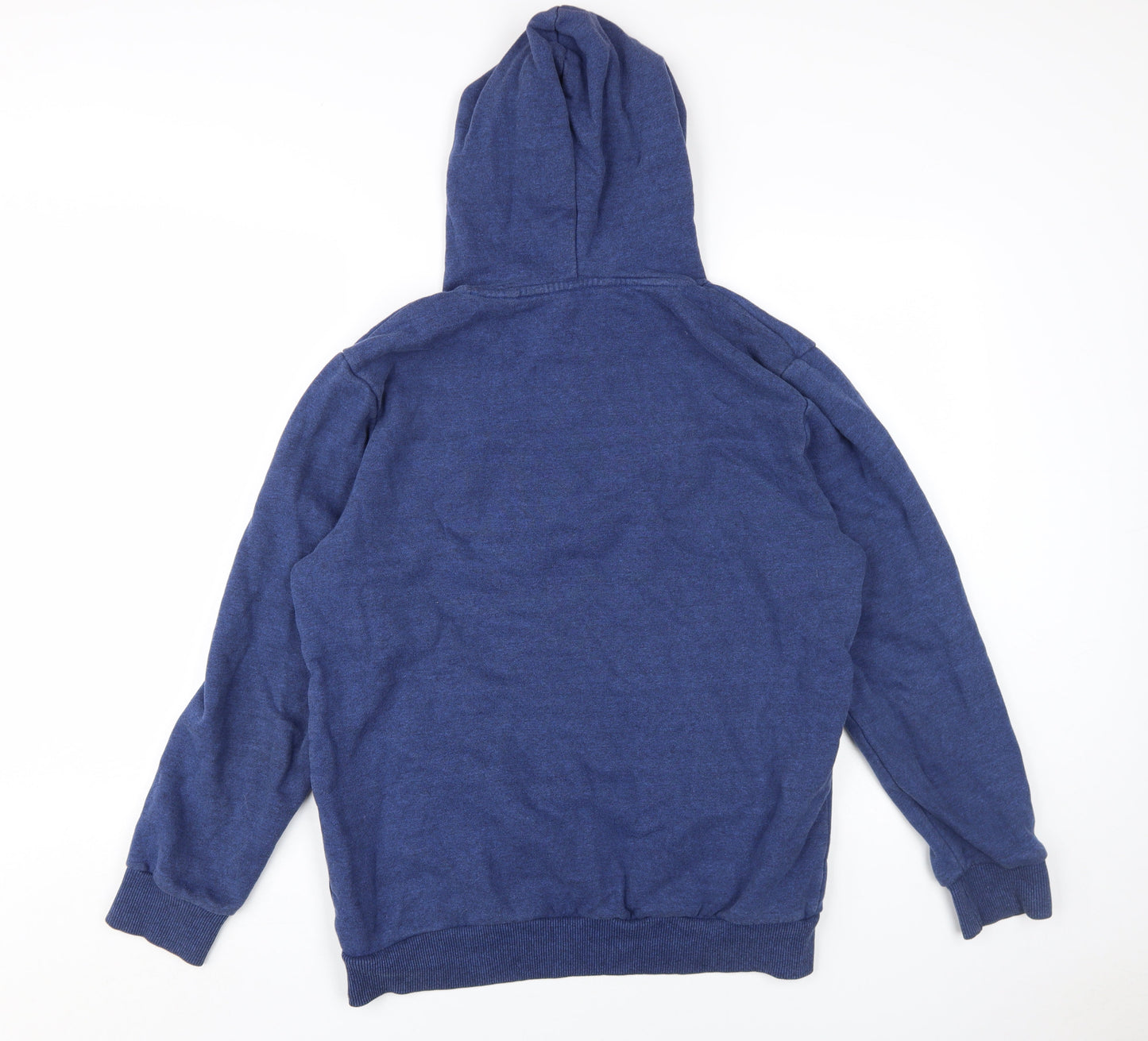 Mens UK Size M NEXT Blue Pullover Hoodie