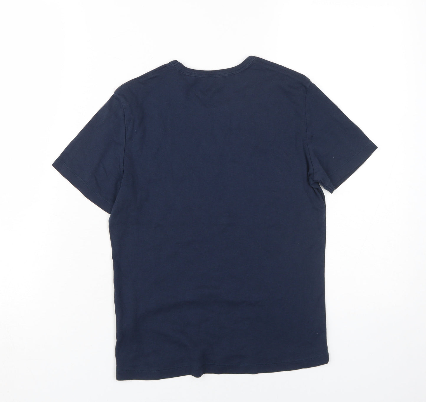 Unisex Adults UK Size L Esprit Blue Basic T-Shirt