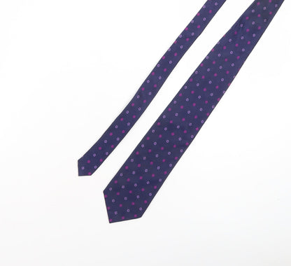 Sartorial Men's Purple Floral Silk Tie One Size