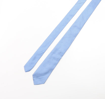 Armani Collezioni Men's Blue Silk Polka Dot Tie