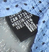 Armani Collezioni Men's Blue Silk Polka Dot Tie