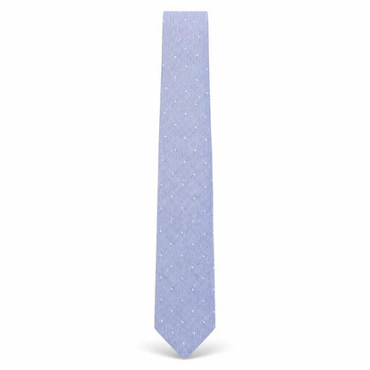 Mens Charles Tyrwhitt Blue Polka Dot 100% Silk Slim Tie