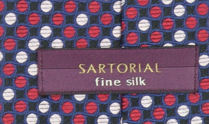 Sartorial Men's Multicoloured Silk Geometric Designer Tie