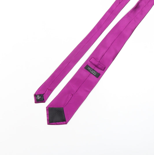 Skopes Men's Purple Silk Tie - One Size