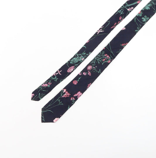 Red Herring Men's Floral Multicoloured Tie in Cotton Viscose