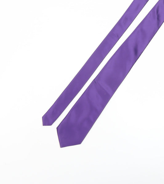 Thomas Nash Men's Purple Tie in Polyester, One Size