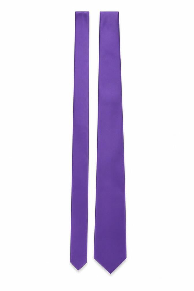 Mens Thomas Nash Purple  100% Polyester Pointed Tie