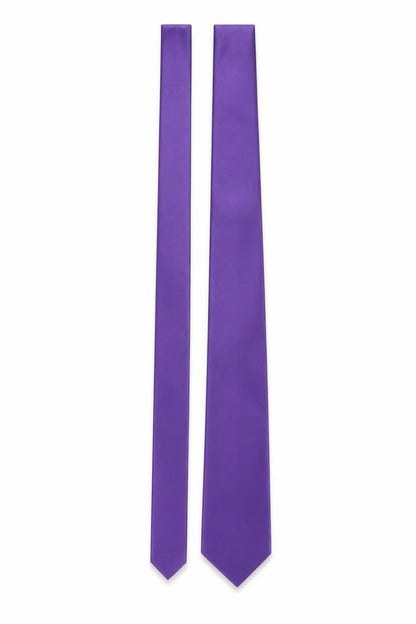 Mens Thomas Nash Purple  100% Polyester Pointed Tie