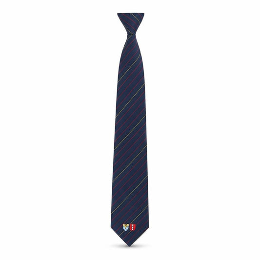 Tootal Men's Blue Striped Polyester Travel Tie
