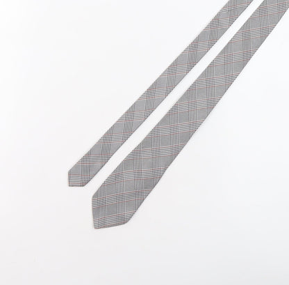 Mens Baumler Multicoloured Plaids & Checks 100% Silk  Tie