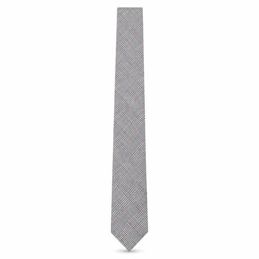Bäumler Men's Multicoloured Plaid Silk Tie