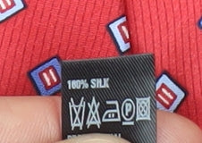 Marks and Spencer Men's Red Silk Geometric Tie One Size