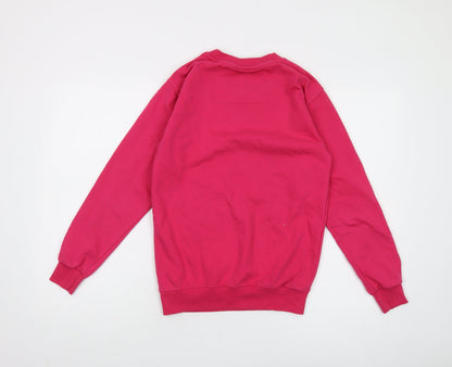Little White Lies Womens Pink XS Pullover Sweatshirt
