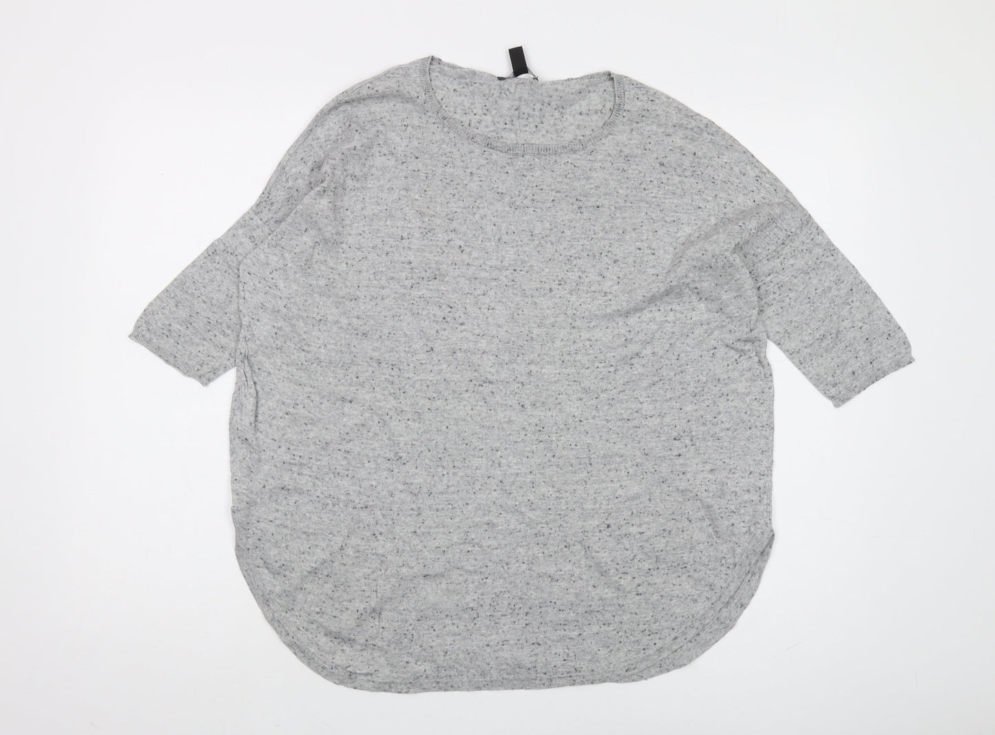 Womens UK Size XS Mango Grey Pullover Jumper