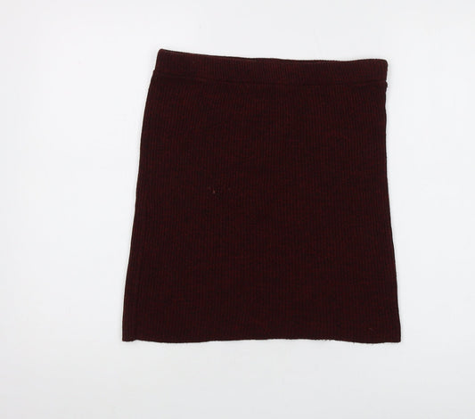 Hearts & Bows Women's Brown M-L Knit Pencil Skirt