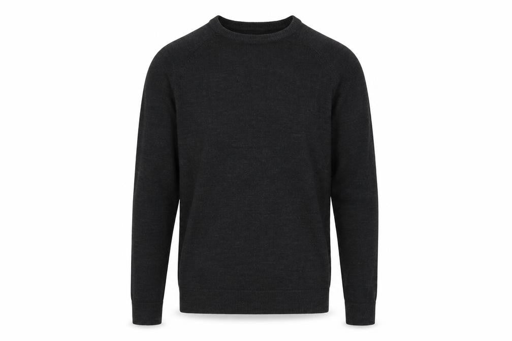 Mens UK Size M River Island Black Pullover Jumper