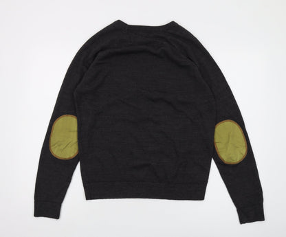 River Island Men's Black Pullover Jumper M